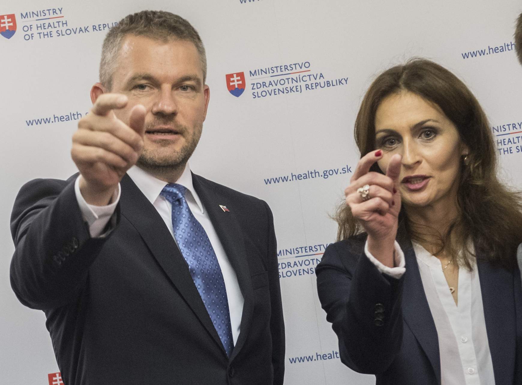 Peter Pellegrini Andrea Kalavská Peter Pellegrini Andrea Kalavská
