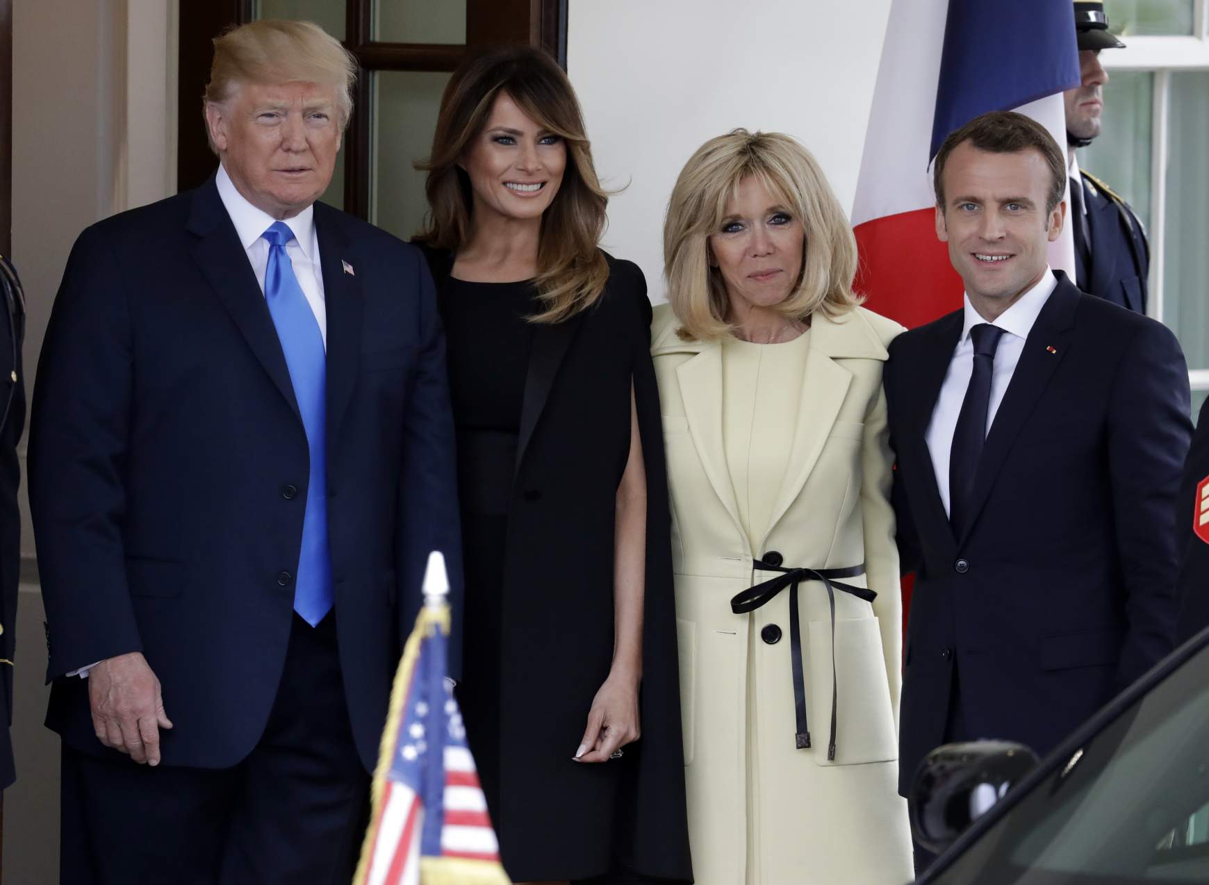 Emmanuel Macron Donald Trump