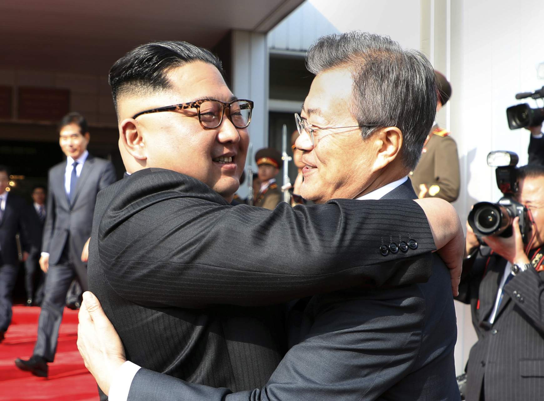 Kim Jong Un Moon Jae-in Kim Jong Un Moon Jae-in