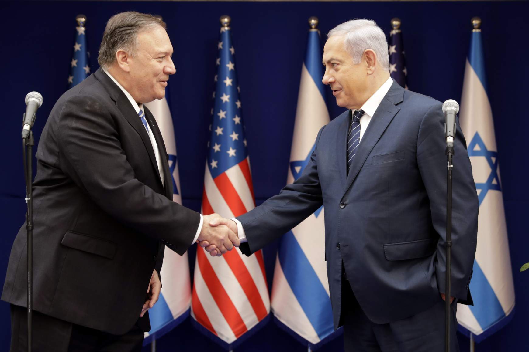 Pompeo és Netanjahu Pompeo és Netanjahu