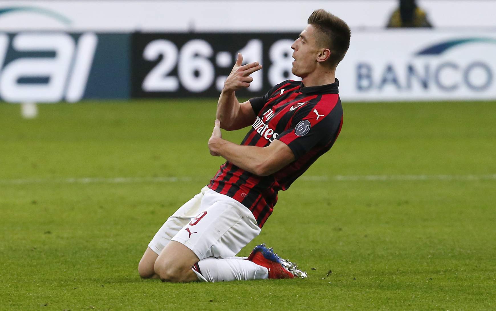 Piatek AC Milan Piatek AC Milan