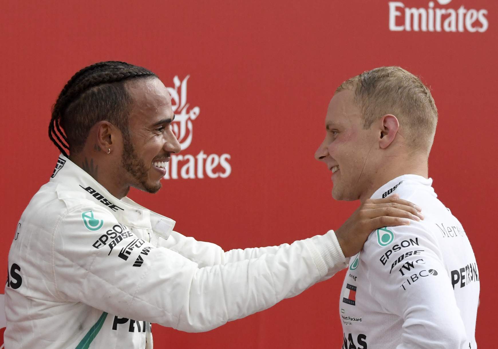 Valtteri Bottas Lewis Hamilton