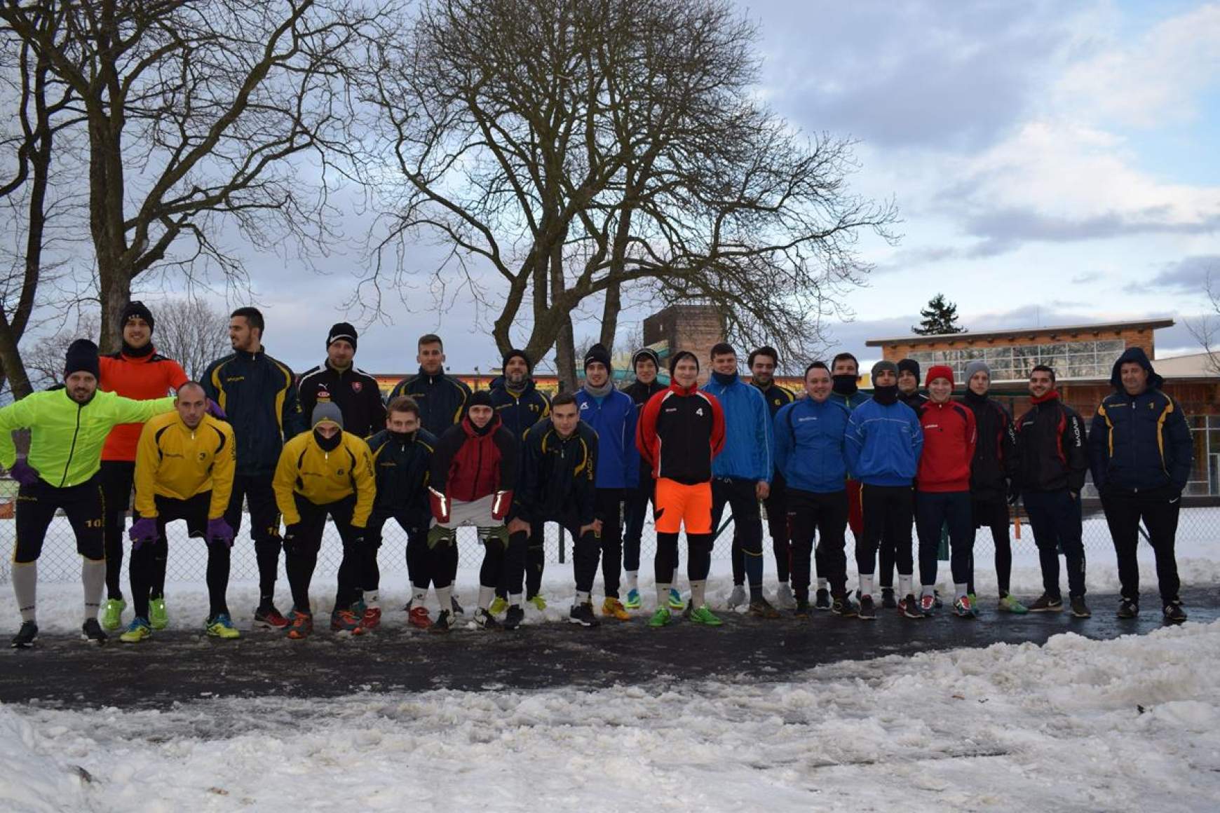 a felnőtt focicsapat Párkány testvérvárosában Bruntálban edzőtáborozott 2018-ban