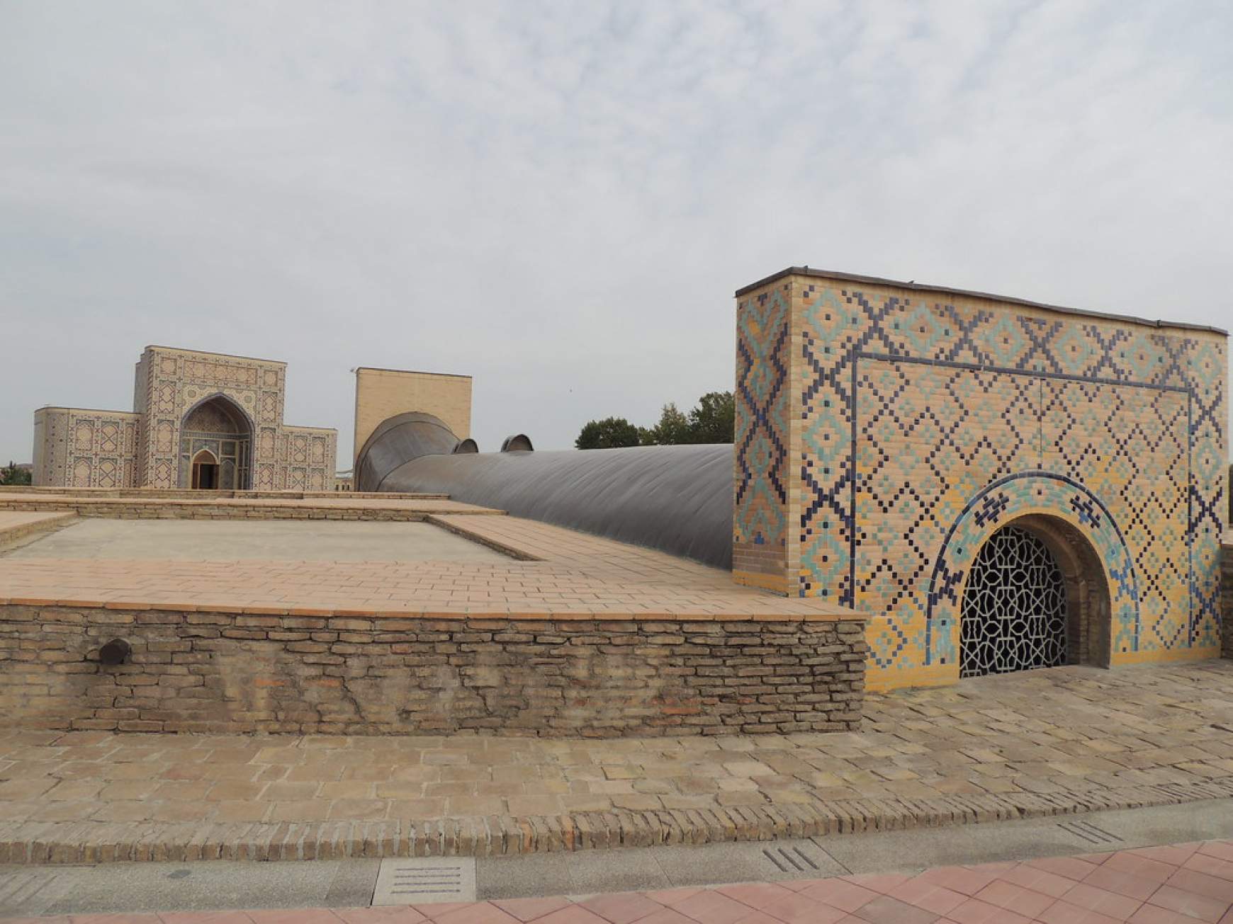 Az obszervatórium ma Szamarkand egyik látványossága