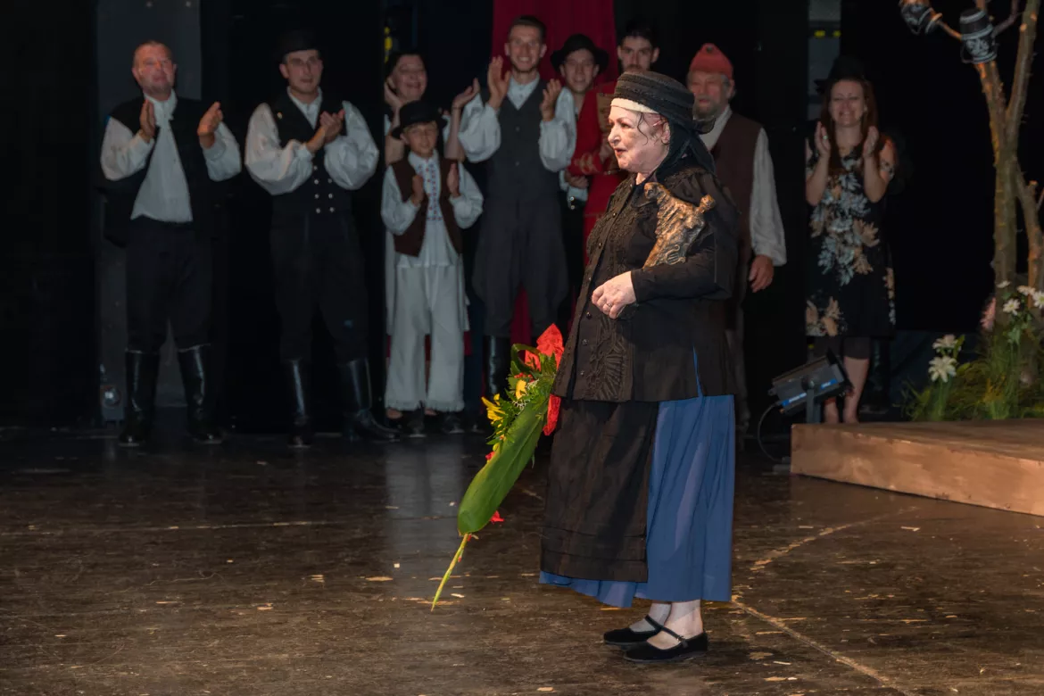 Varsányi Mari, aki immár a Komáromi Jókai Színház Örökös Tagja