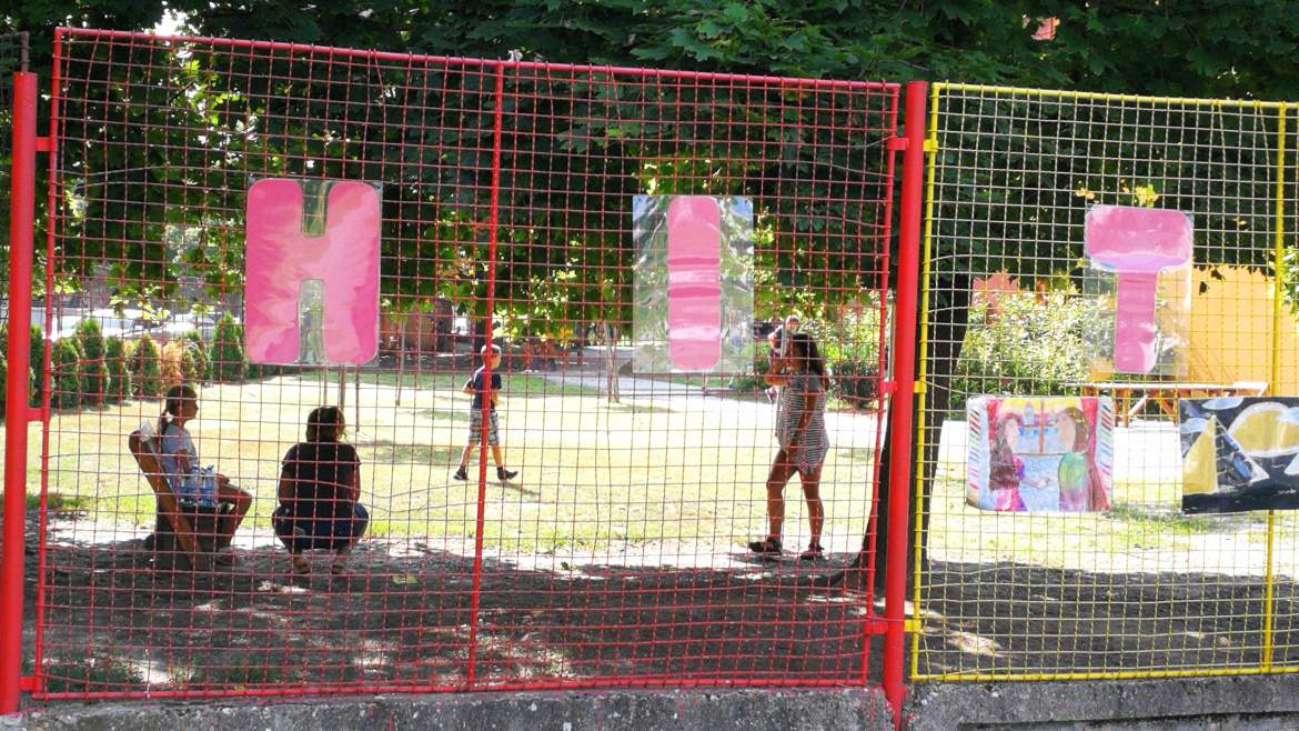 Nyári zsongás a Marianum Egyházi Iskolaközpont udvarán