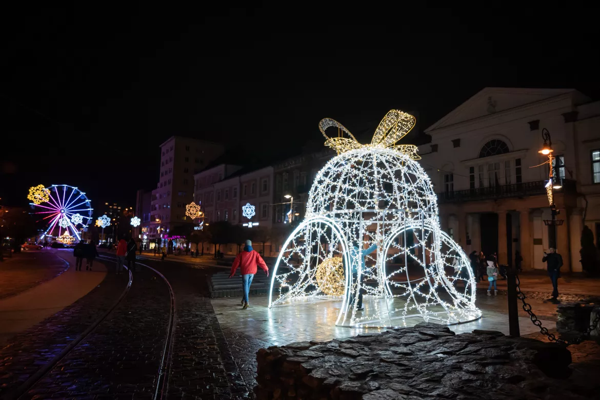 2022-12-07 Kassa, karácsony, díszkivilágítás