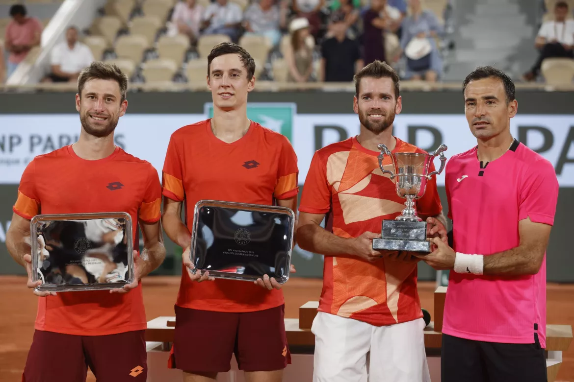 Roland Garros 2023 Ivan Dodig, Austin Krajicek, Sander Gillé, Joran Vliegen