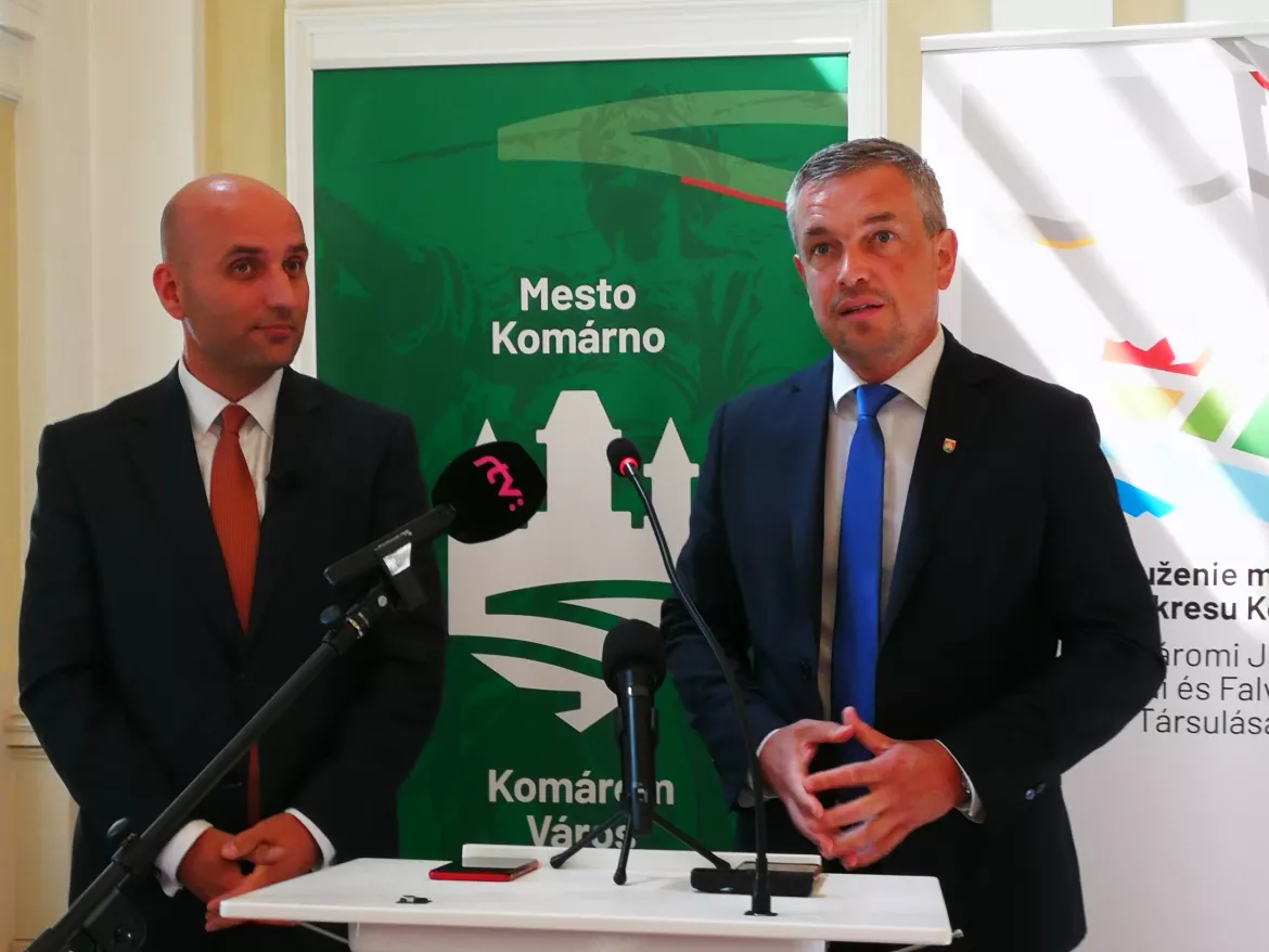  Horváth Mihály pénzügyminiszterrel egyeztettek a Komáromi járás polgármesterei 