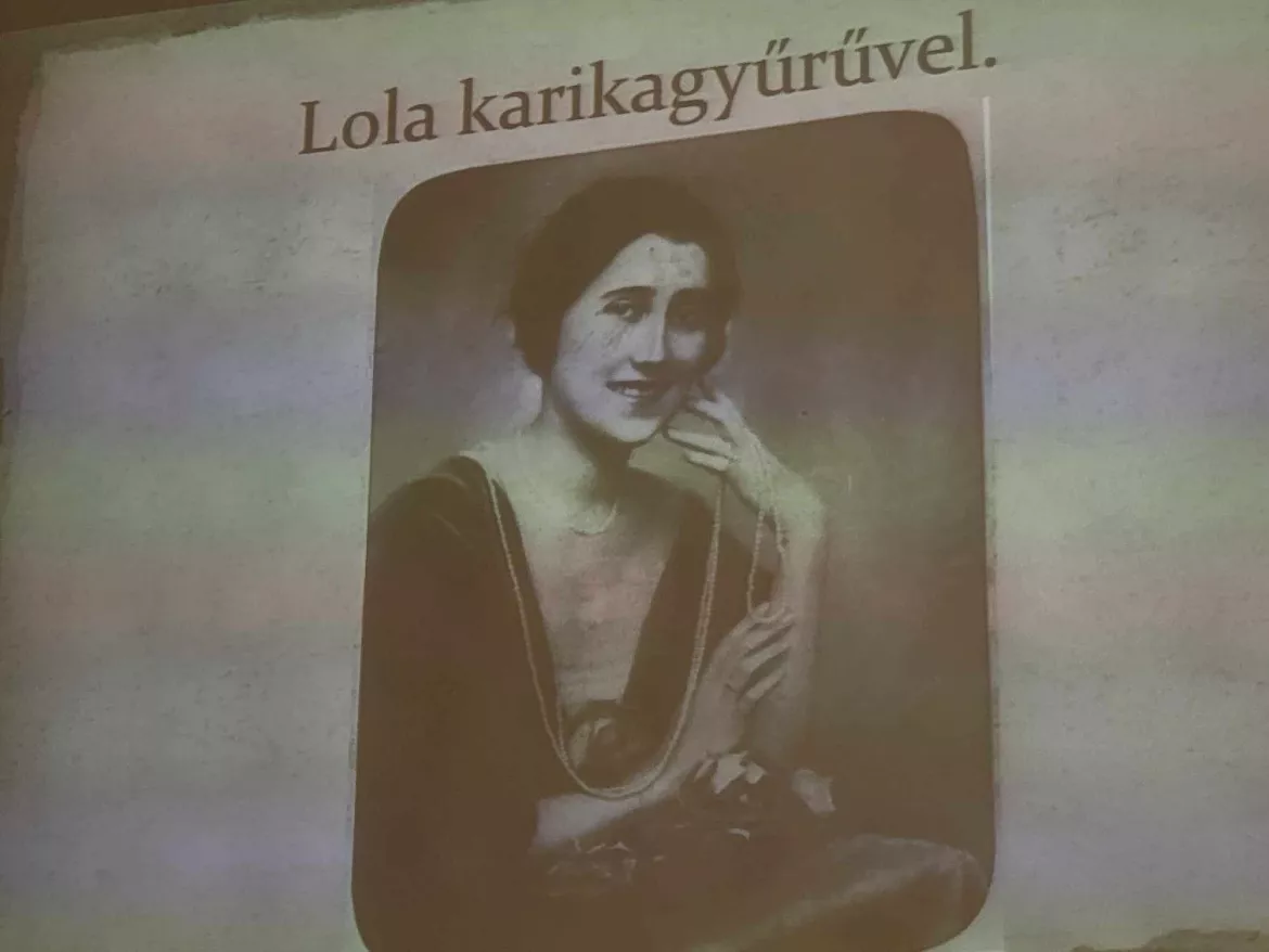 Márai és Lola Galántán
