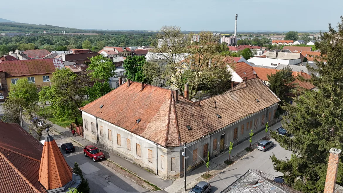 A Bartók Béla Kulturális Központ leendő épülete Ipolyságon.