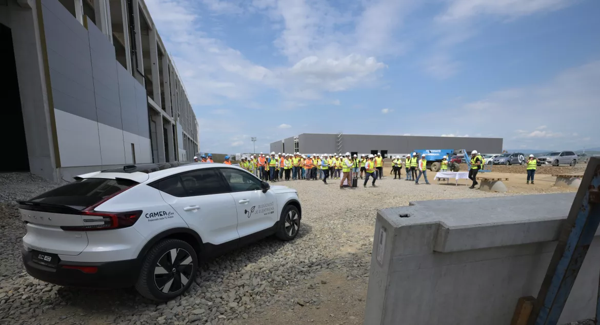 Volvo, autógyár, Kassa, Kassamindszent, építkezés