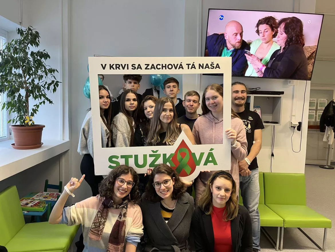 Szalagavatói véradás