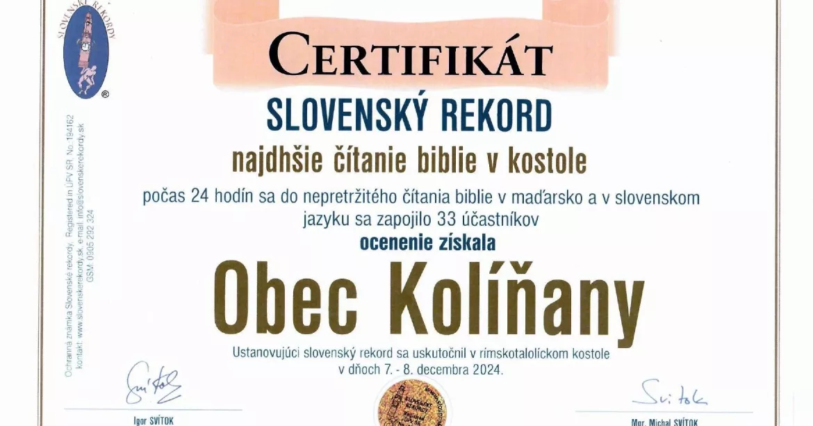 certifikát
