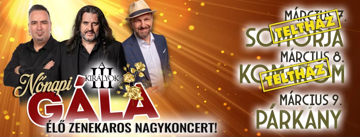 Emlékezetes komáromi nőnap a felvidéki Három Királyokkal – KÉPEKKEL 