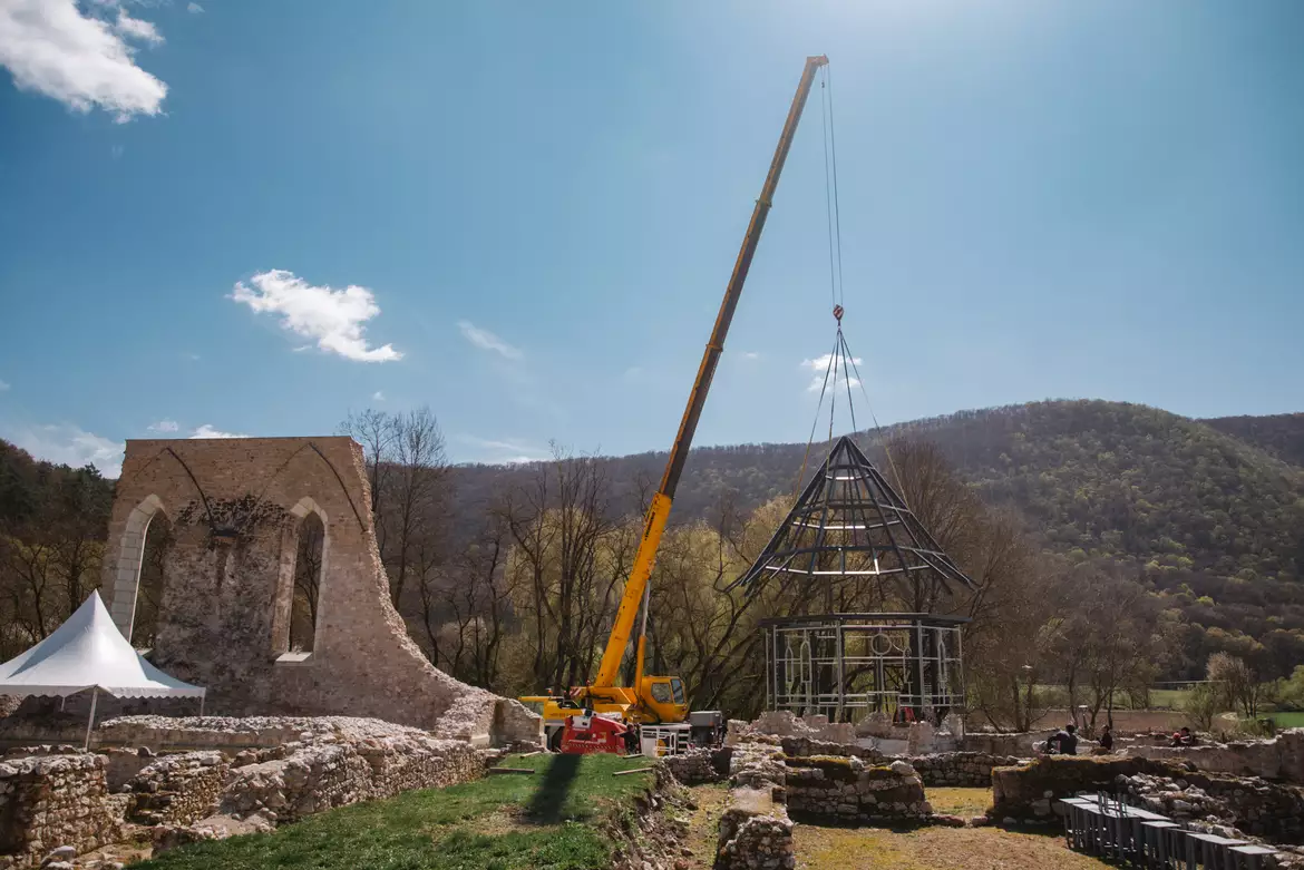 Gombaszög, pálos kolostor, kápolna, tetőszerkezet