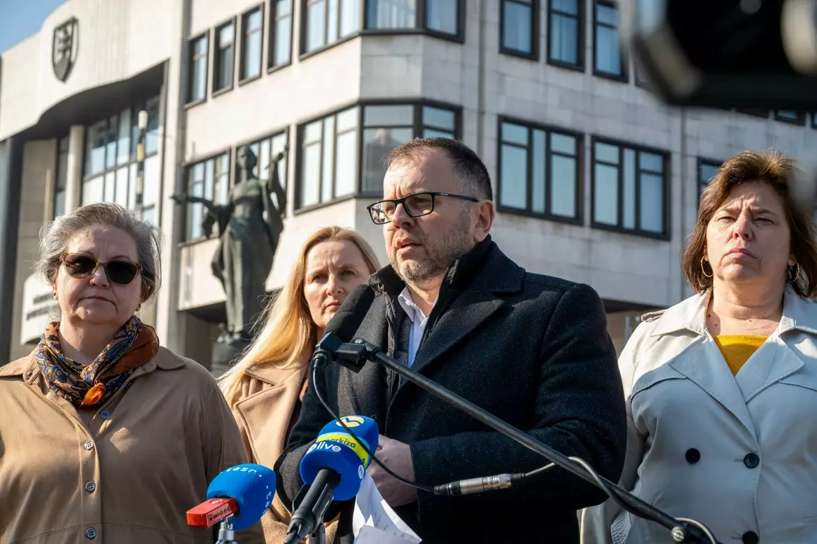 A Felső-csallóközi Települések Vízgazdálkodási Társulásának sajtótájékoztatója