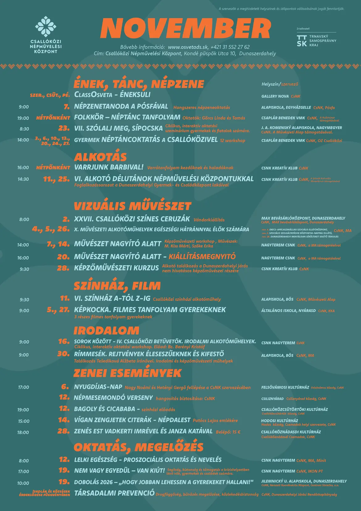 programajánló 