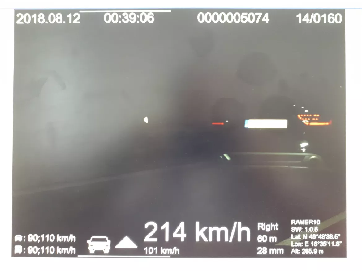 Gyorshajtók Nyitranovákon Gyorshajtók Nyitranovákon
