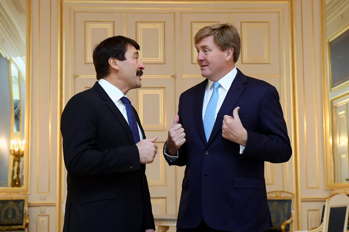 Áder János Hollandiában Áder János Hollandiában
