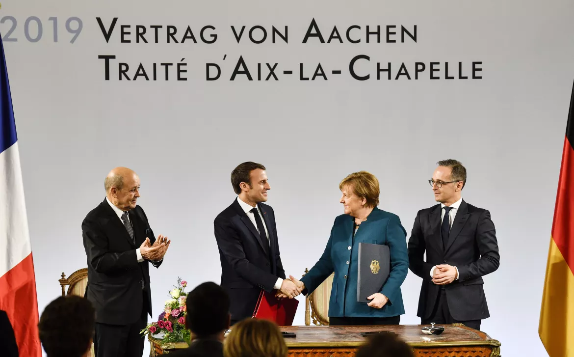 Angela Merkel Emmanuel Macron