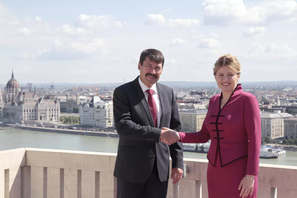 Zuzana Čaputová, Áder János Zuzana Čaputová, Áder János