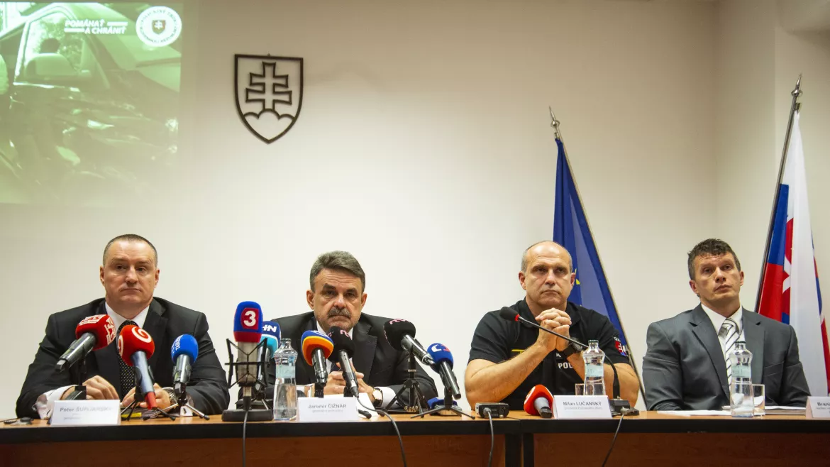 Kuciak-gyilkosság, sajtótájékoztató, Jaromír Čižnár Kuciak-gyilkosság, sajtótájékoztató, Jaromír Čižnár