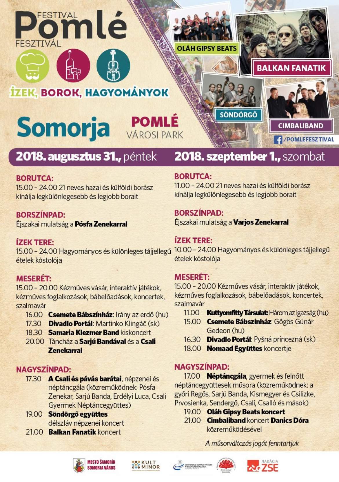 Pomlé Fesztivál Pomlé Fesztivál