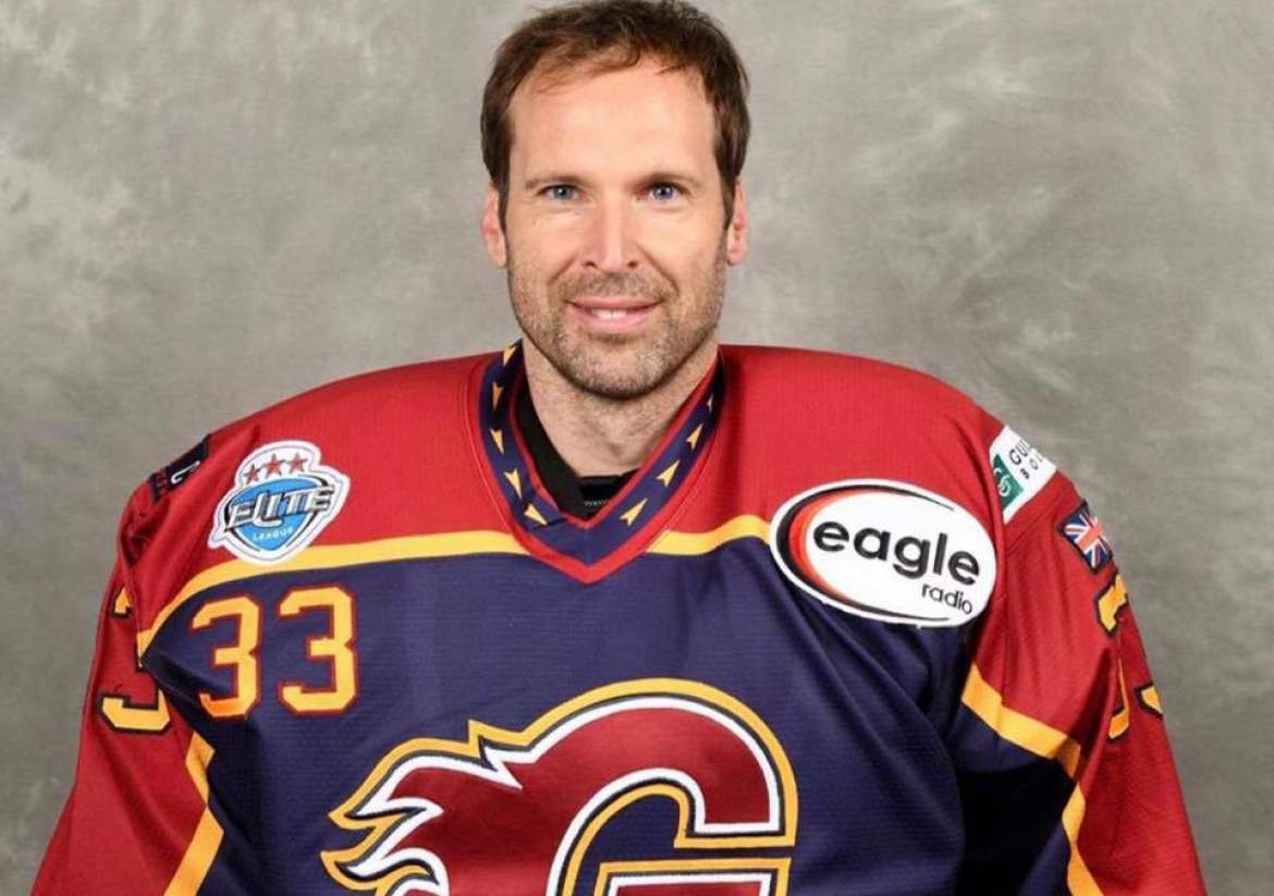Petr Čech - jégkorong Petr Čech - jégkorong
